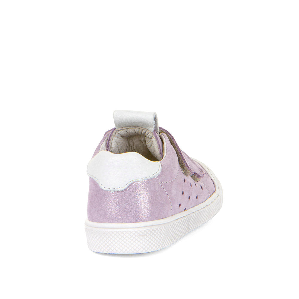 Rosario Lavender Shine Leather First Walking Shoe