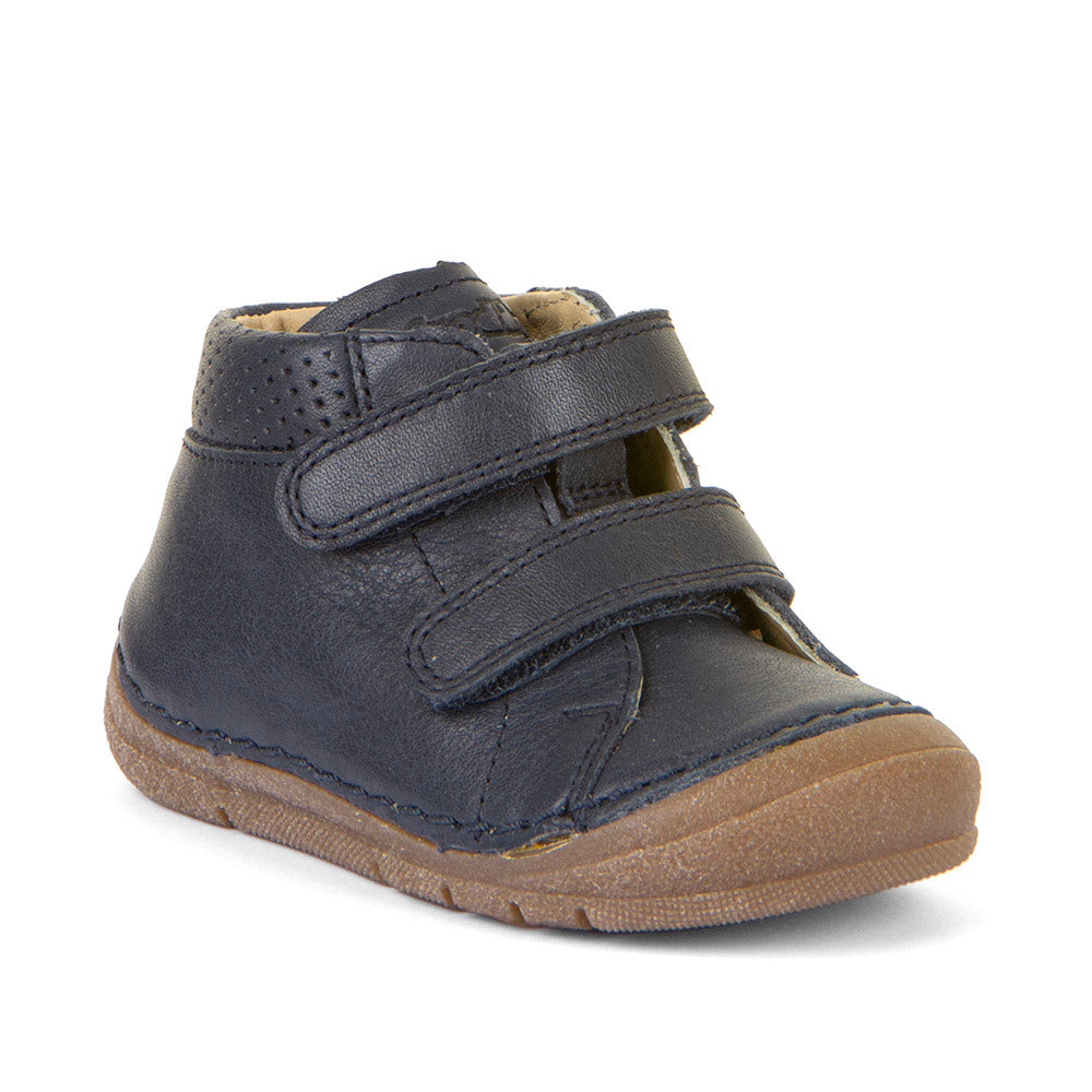 Paix Up Dark Blue Leather First Walking Boot