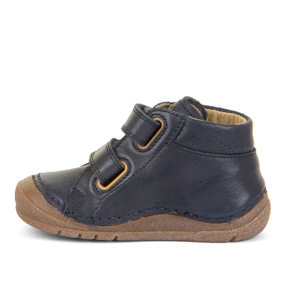 Paix Up Dark Blue Leather First Walking Boot