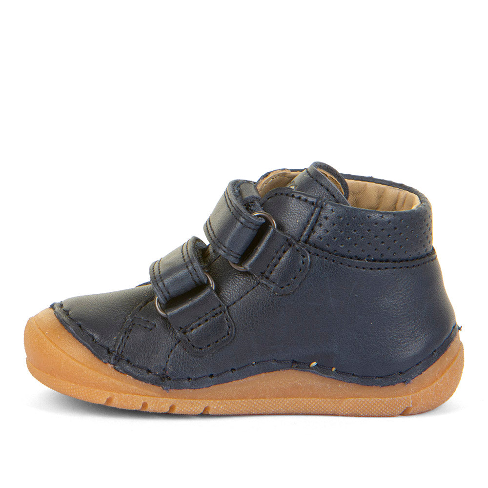 Paix Up Dark Blue Leather First Walking Boot