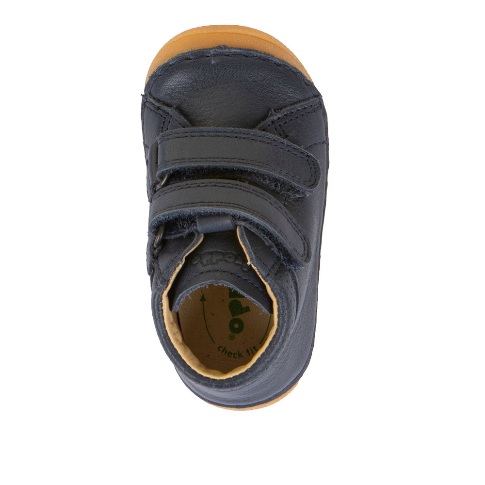 Paix Up Dark Blue Leather First Walking Boot