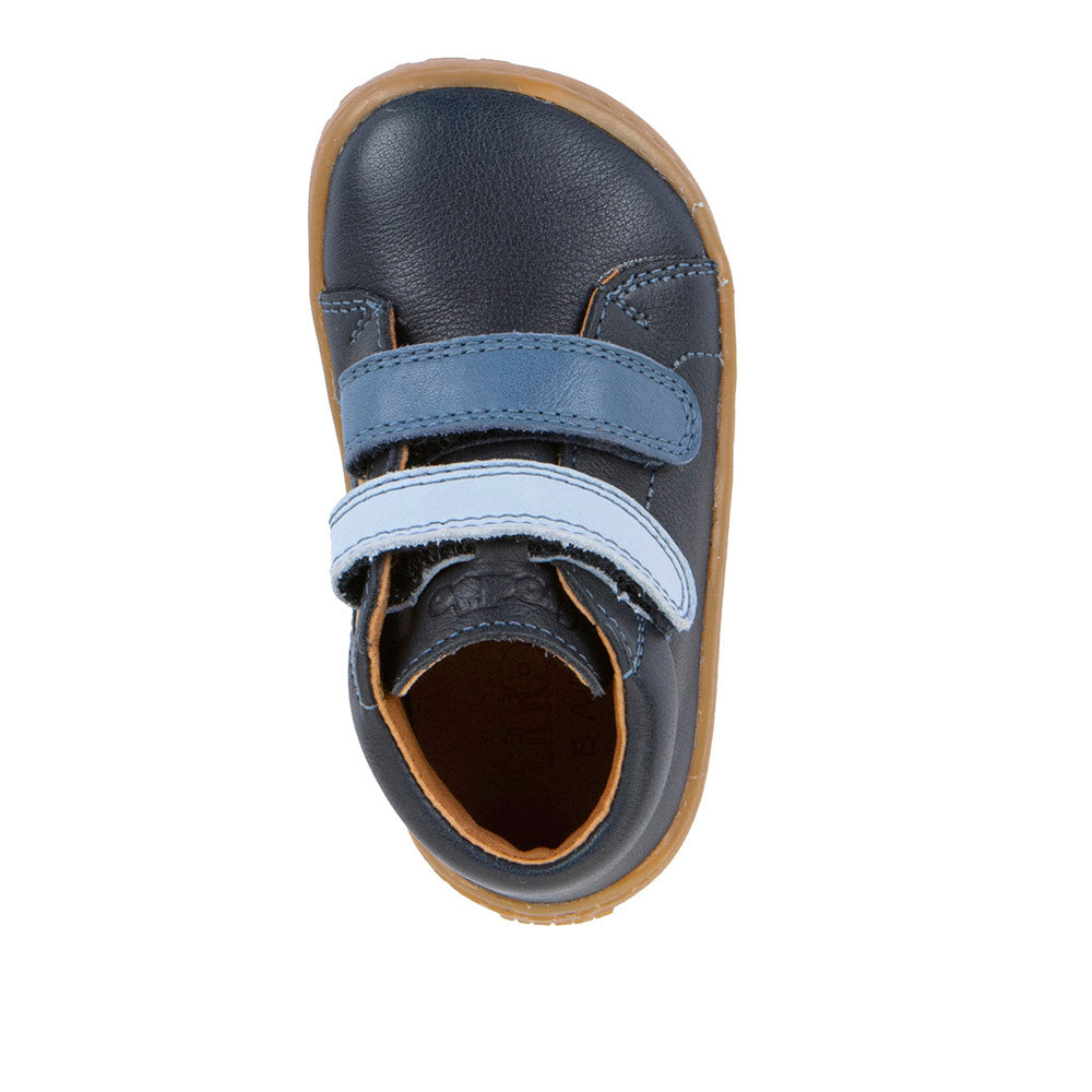 Barefoot First Steps Blue Leather Shoe