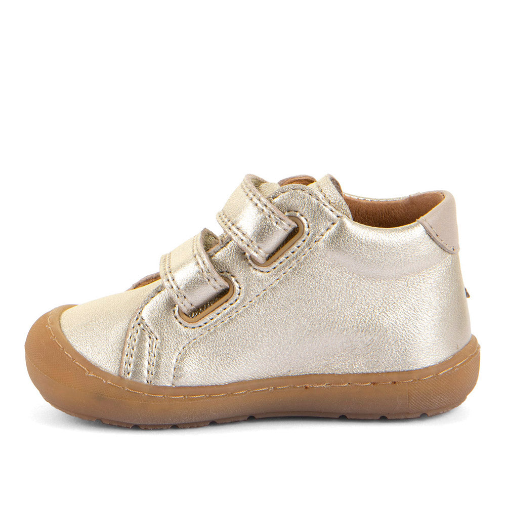 Ollie S Star Gold Leather First Walking Boot