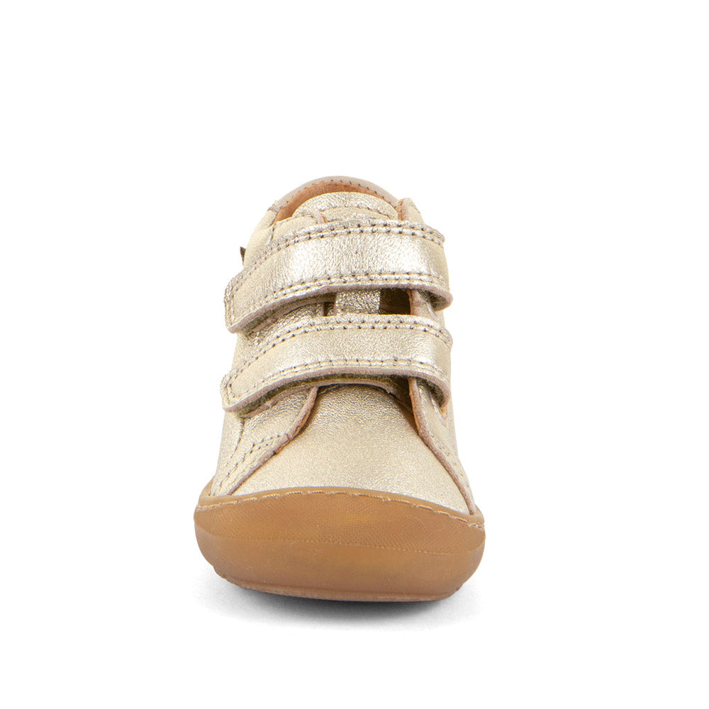 Ollie S Star Gold Leather First Walking Boot