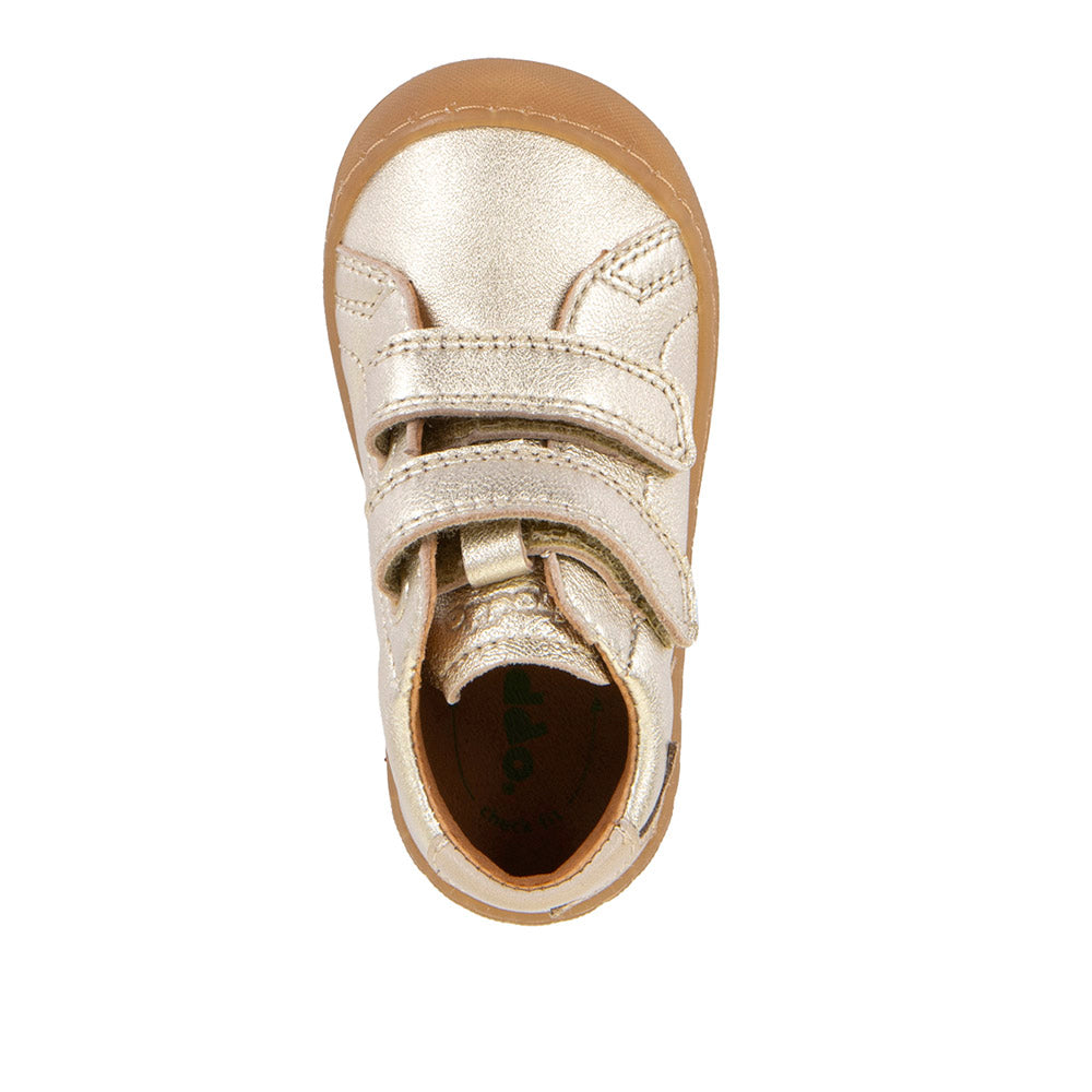 Ollie S Star Gold Leather First Walking Boot