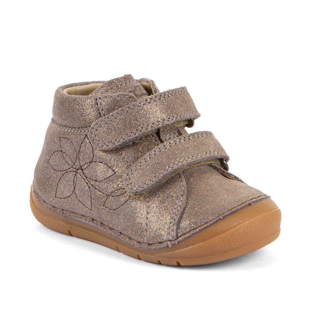 Paix Up Bronze Leather First Walking Boot