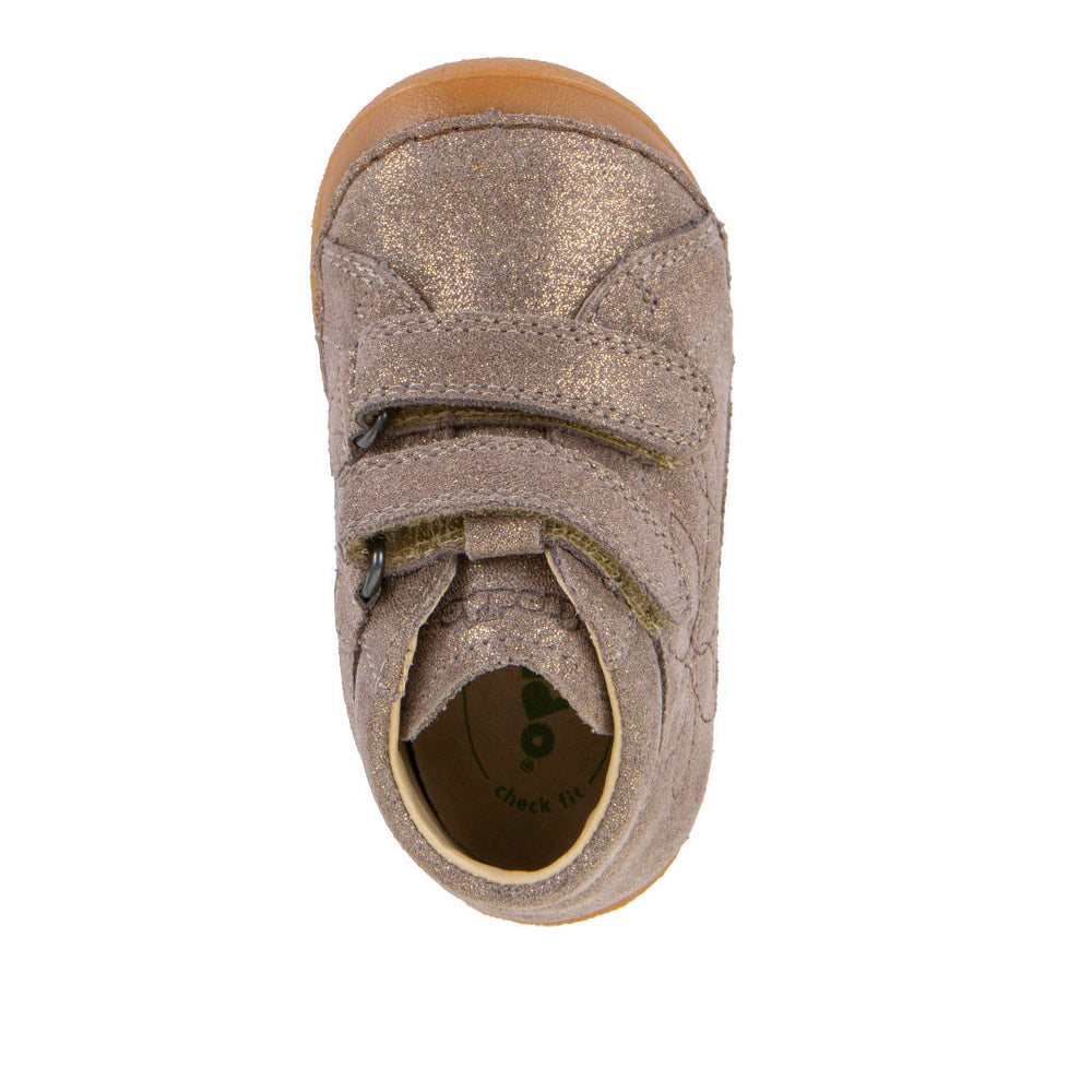 Paix Up Bronze Leather First Walking Boot