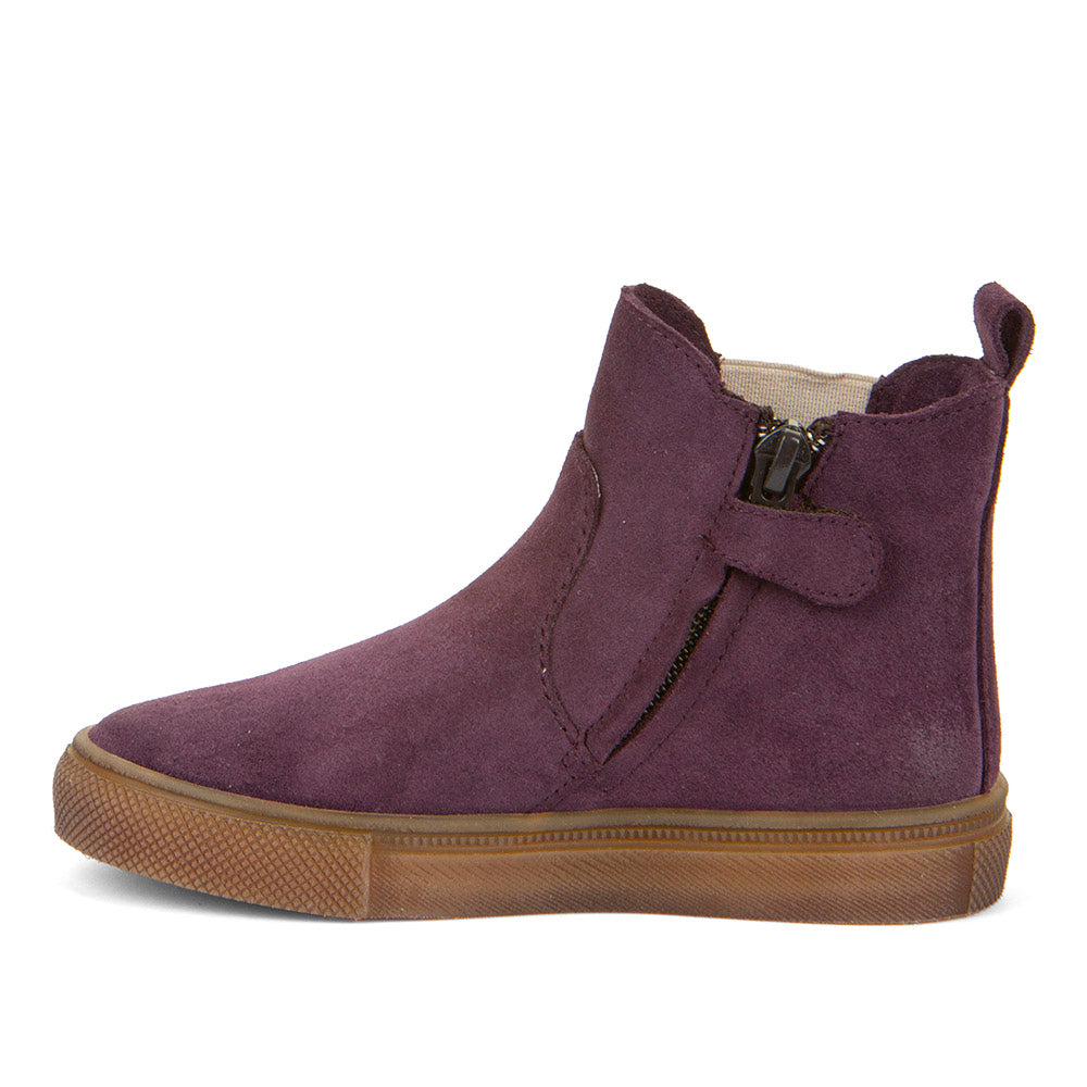 Tomy Tex Waterproof Nubuck Zipped Purple Jodhpur Boot