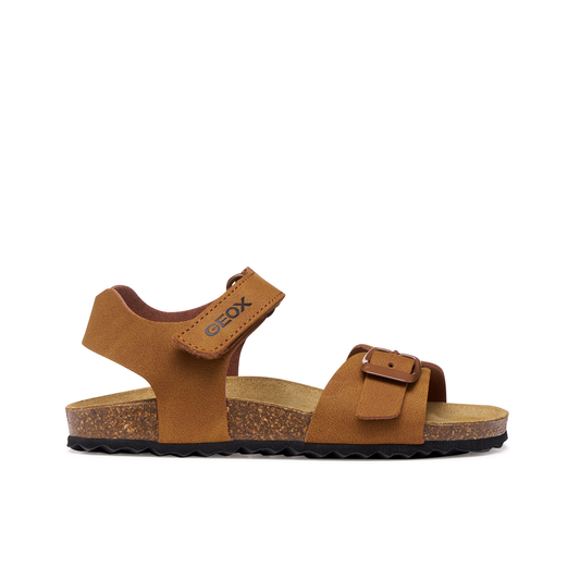 Ghita Caramel Open Toe Cork Footbed Sandal