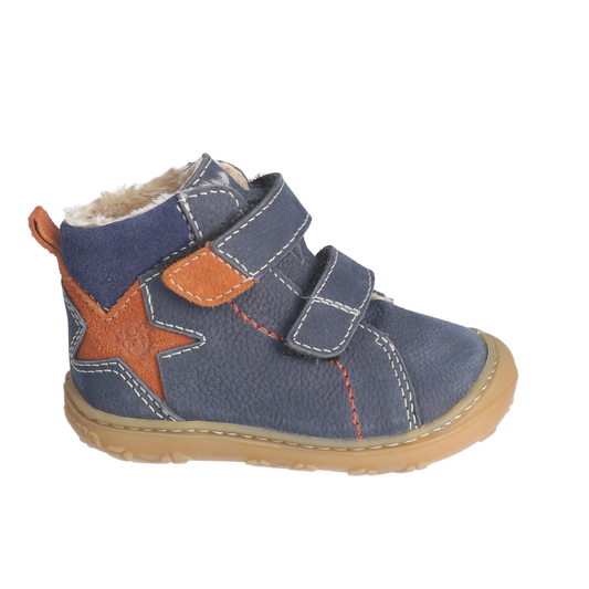 Geno Navy/Rust Warm Lined Boot