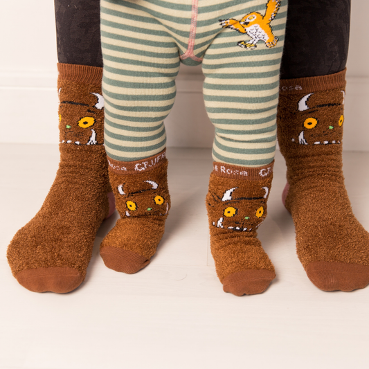 Gruffalo Out To Explore Adult Fluffy Socks