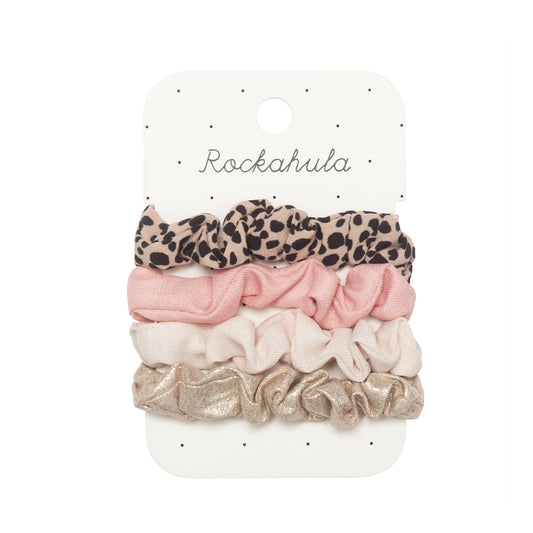 Leopard Print Scrunchie Set