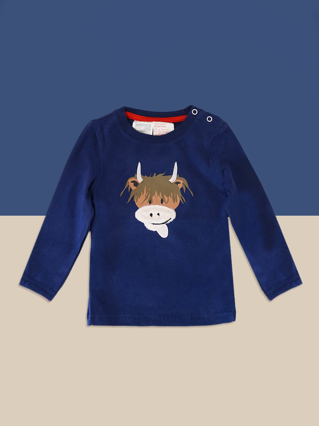 Hamish The Highland Cow Long Sleeve Top