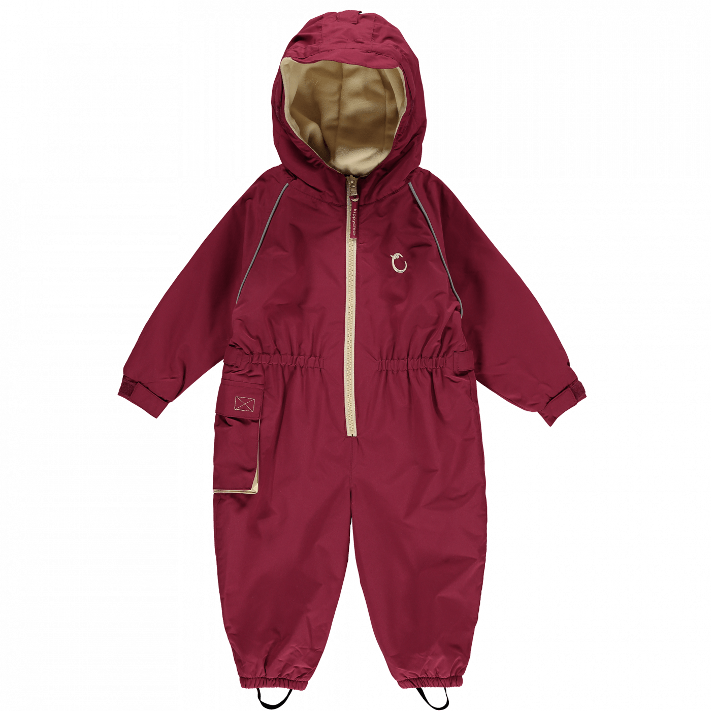 Hippychick Raspberry All-In-One Fleece lined Puddle Suit