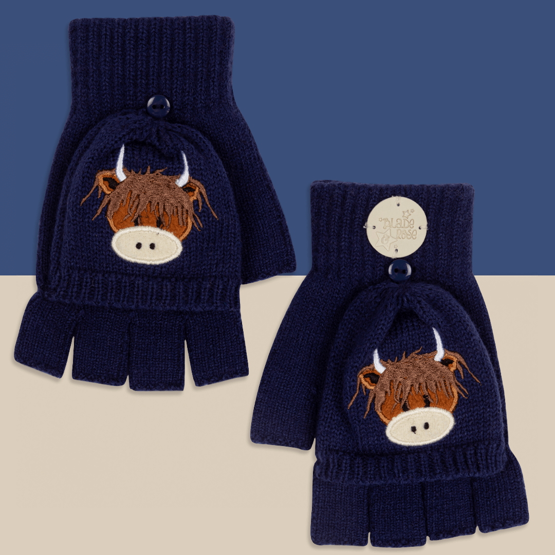 Hamish Highland Cow Mittens