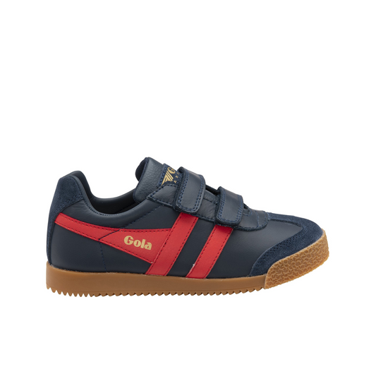 Harrier Leather Strap Navy/Red