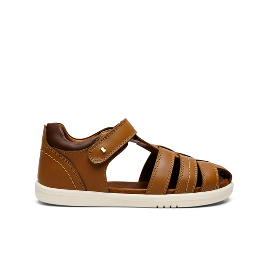 IW Roam Sandal in Caramel and Toffee Leather