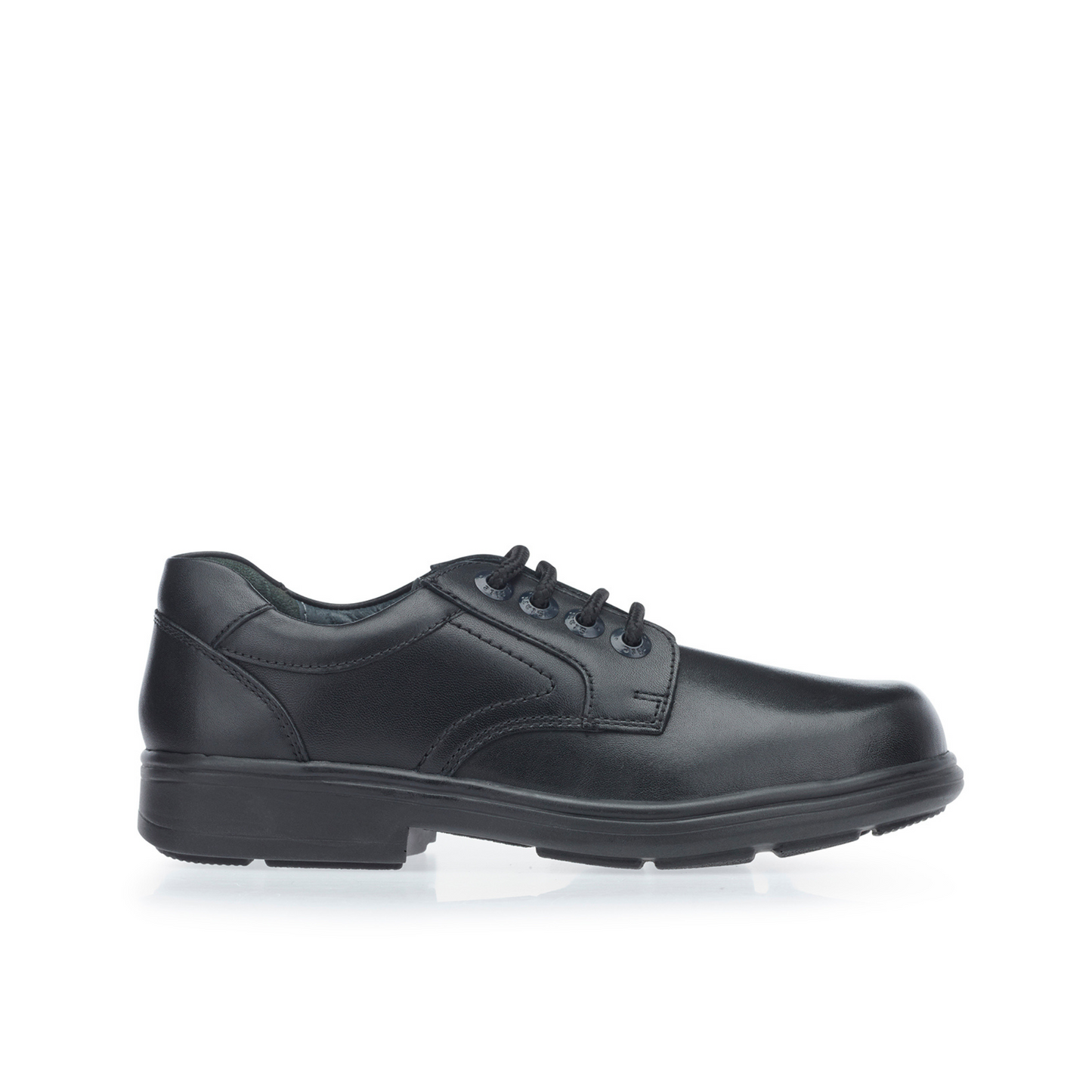 Isaac Black Leather Lace-up Boy’s Shoe