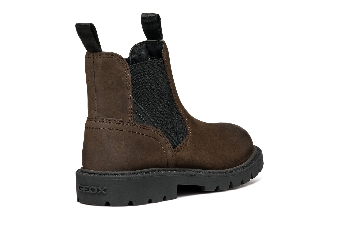 Shaylax Coffee Brown Leather Ankle Boot
