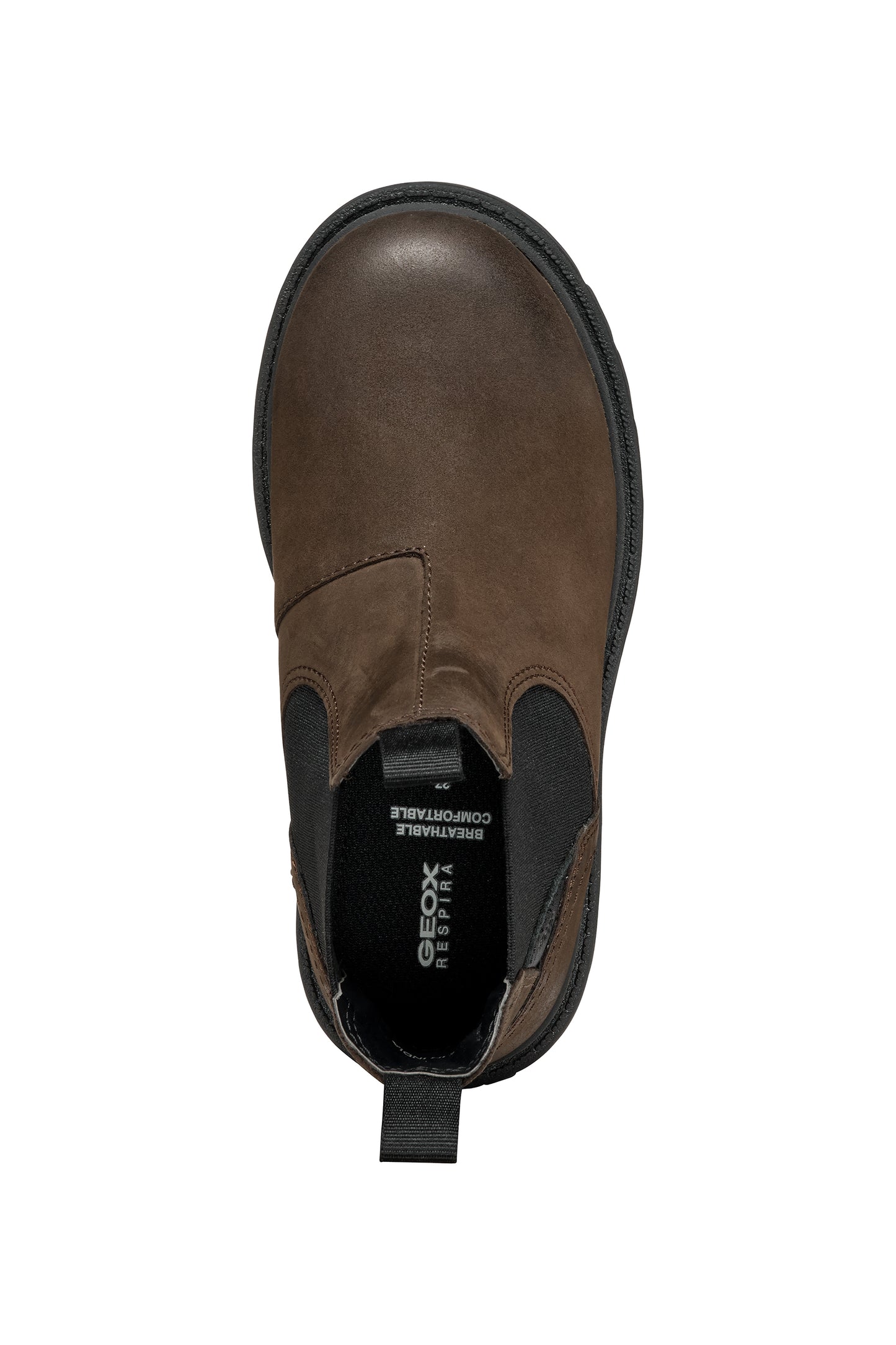 Shaylax Coffee Brown Leather Ankle Boot