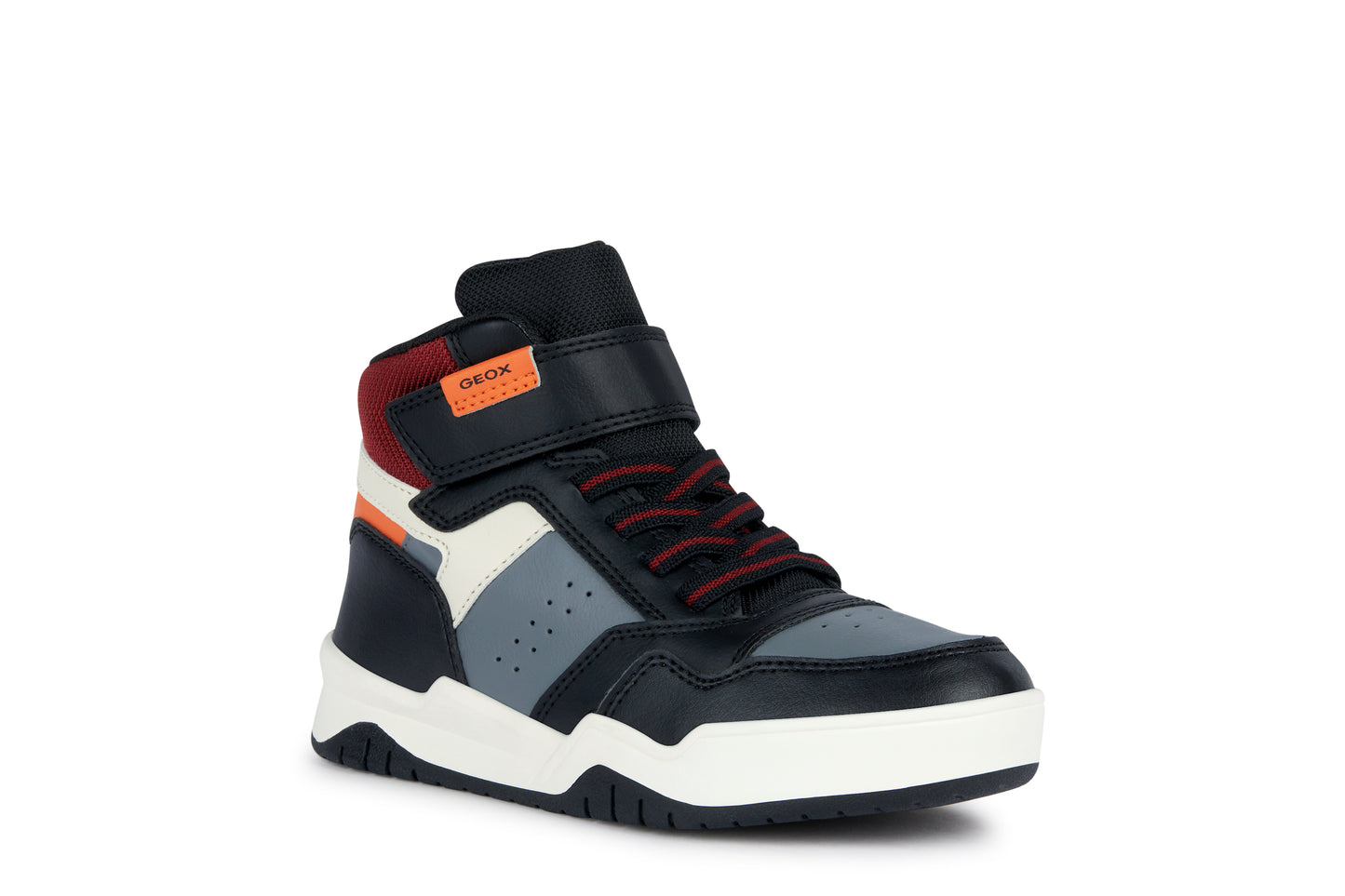 Perth Black/Orange Boy's High Top