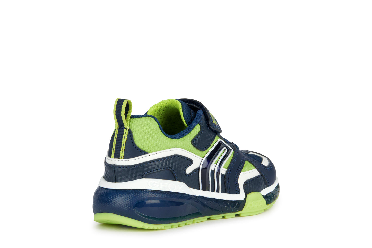 Bayonyc Navy Lime Light Up Trainer