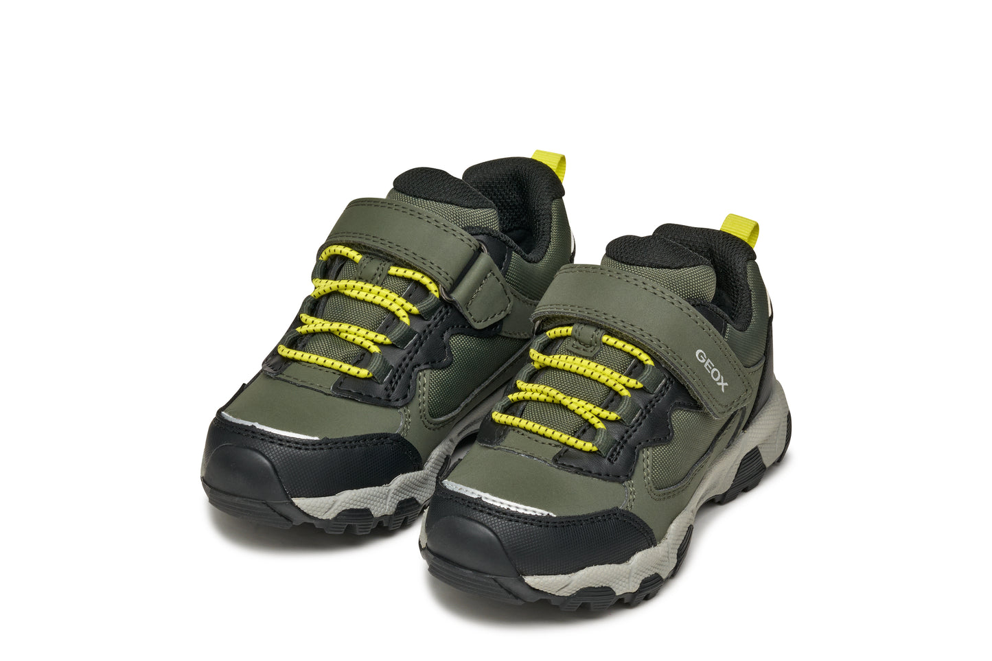 Magnetar Boys ABX Khaki Lime Waterproof Trainer
