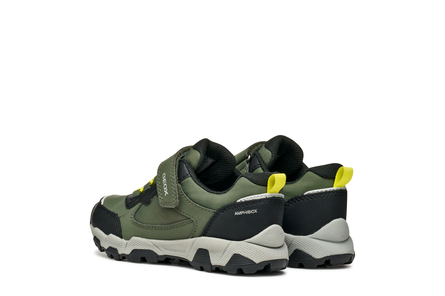 Magnetar Boys ABX Khaki Lime Waterproof Trainer