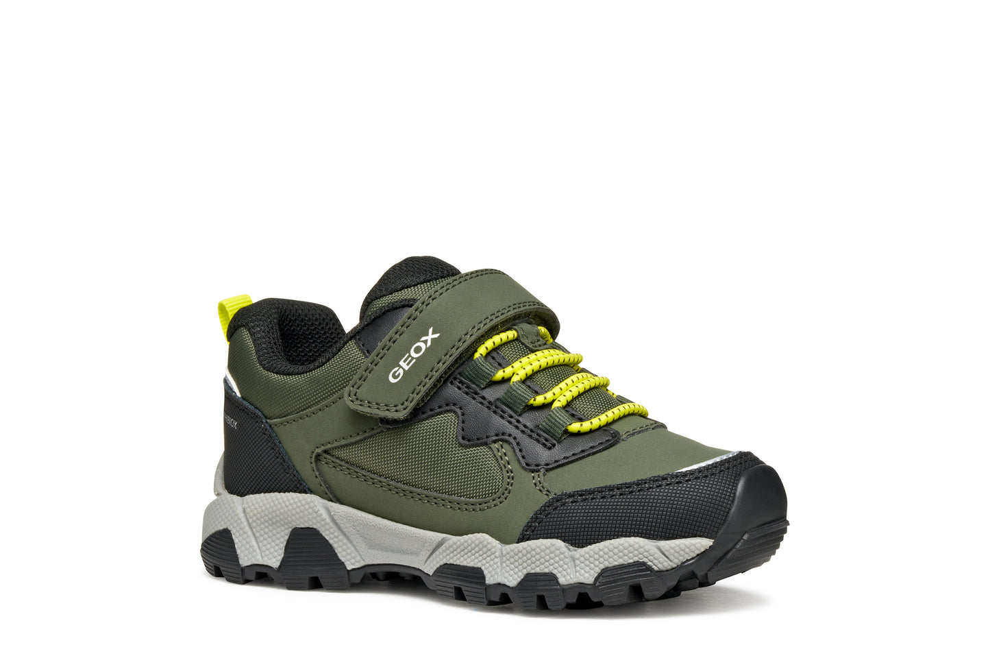 Magnetar Boys ABX Khaki Lime Waterproof Trainer
