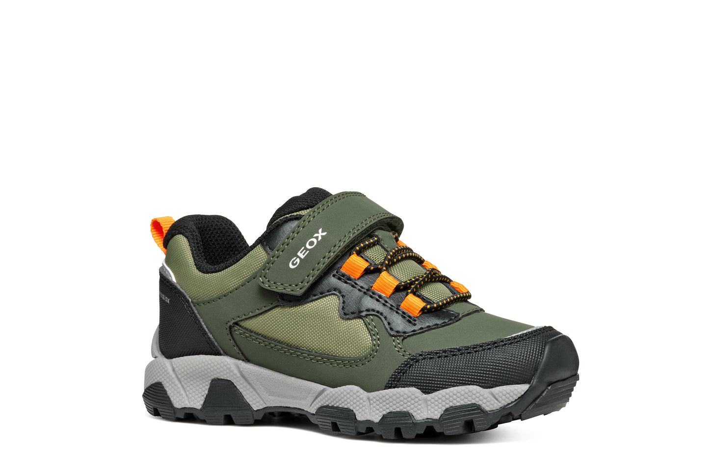 Magnetar Boys ABX Dark Green/Light Orange Waterproof Trainer