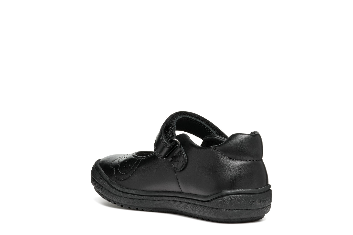 Hadriel Black Leather Mary Jane Style Girl's School Shoe