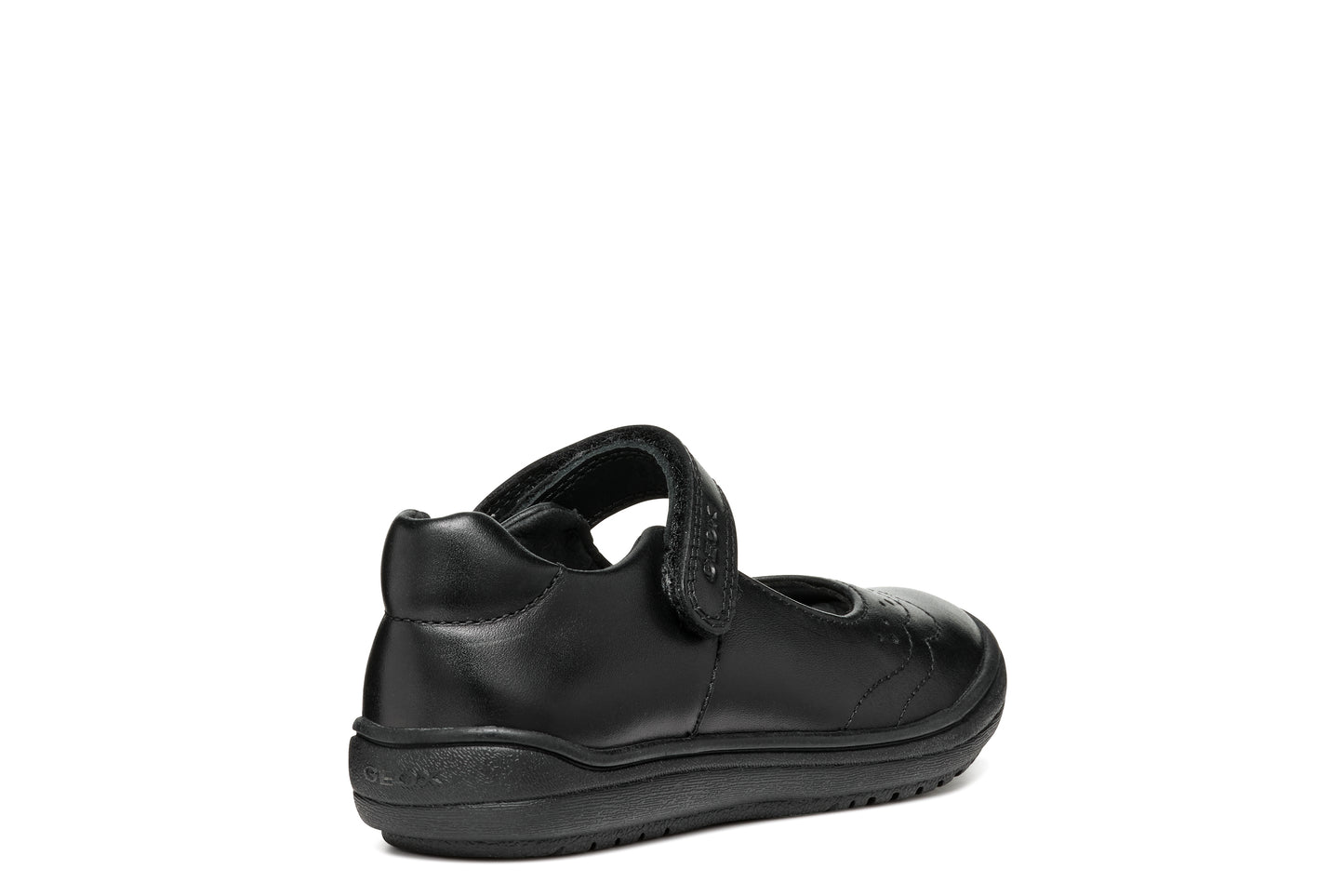 Hadriel Black Leather Mary Jane Style Girl's School Shoe