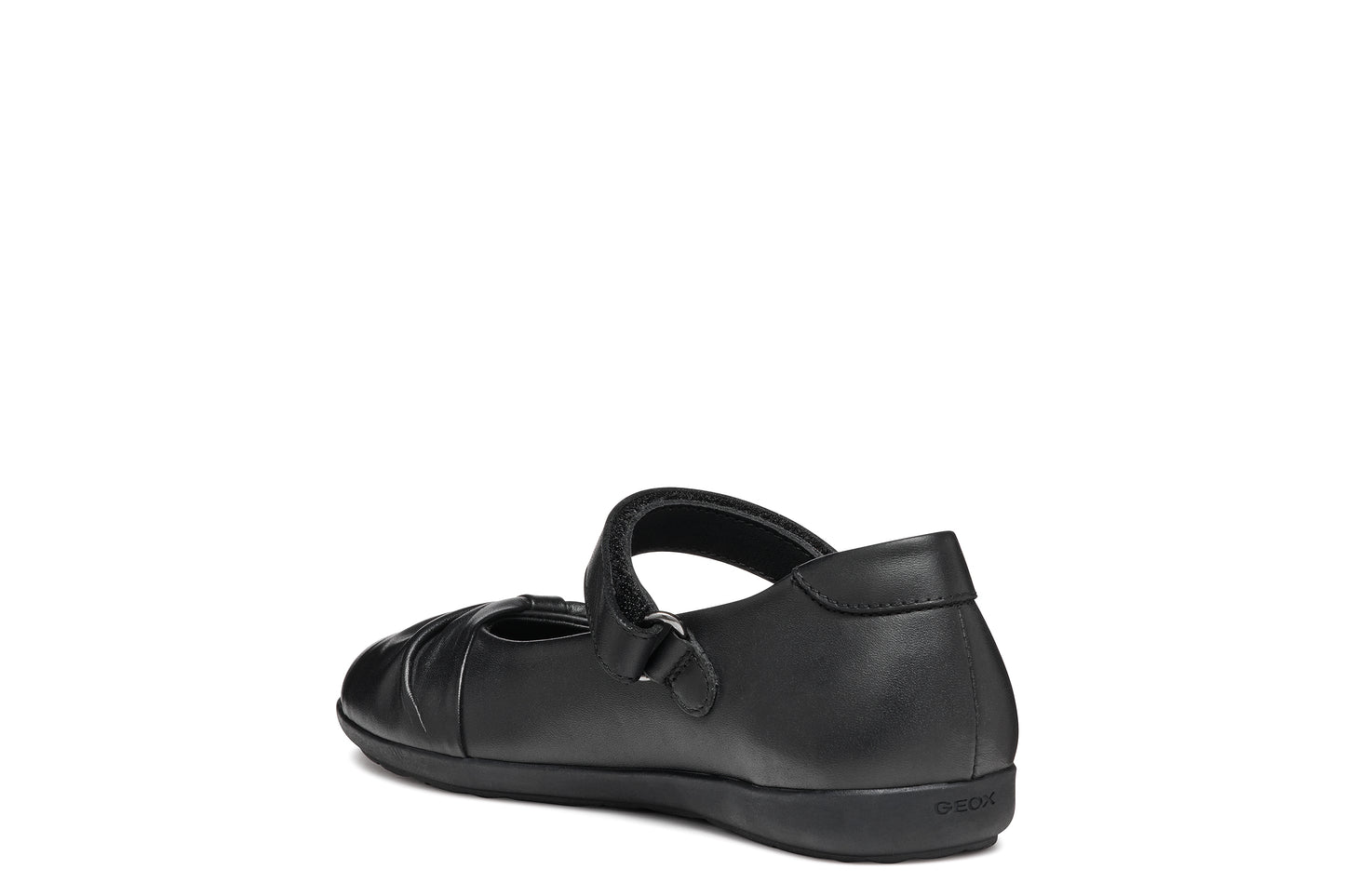 Iberide Mary Jane Black Leather Girl's School Shoe