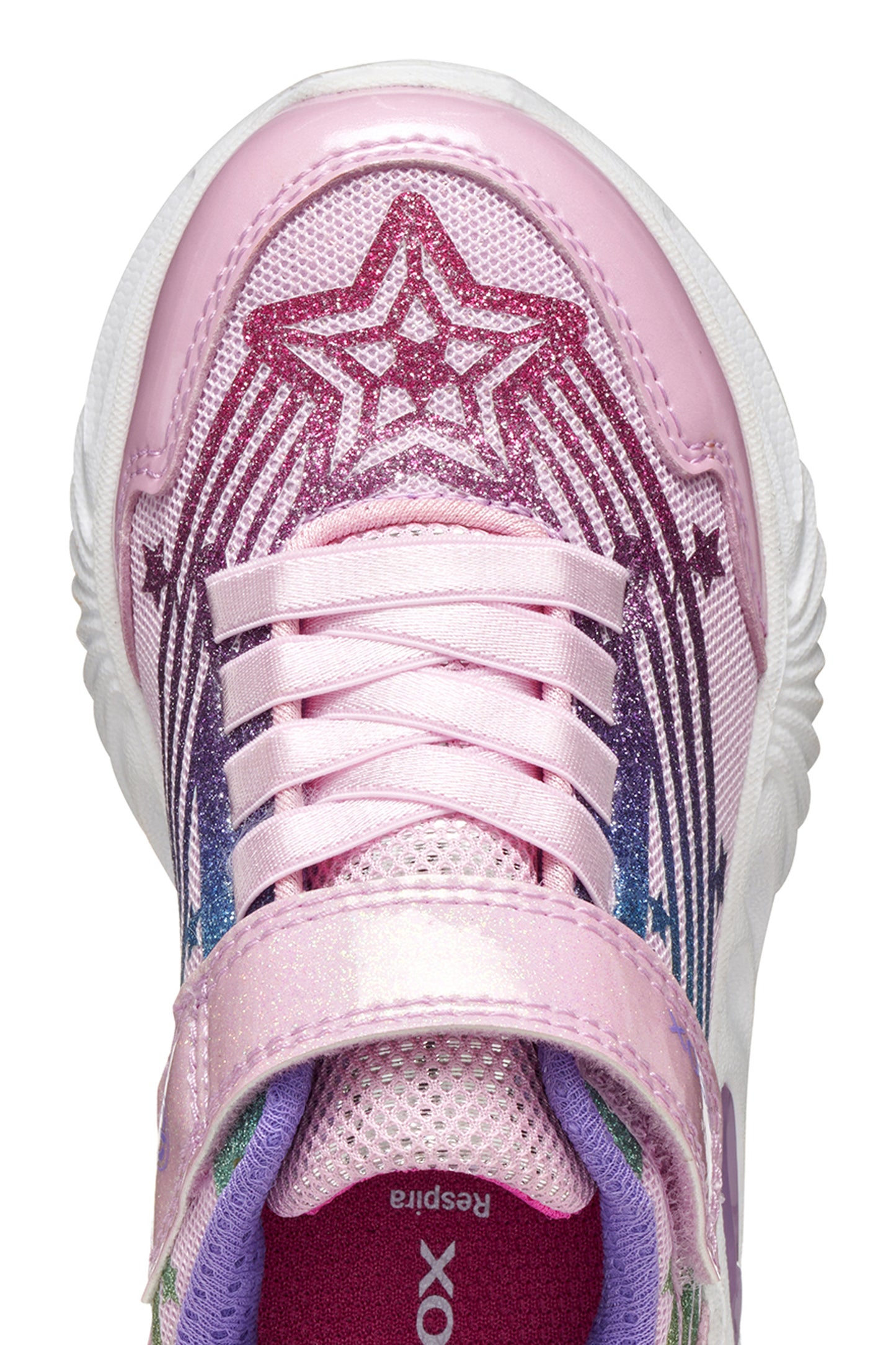 Assister Pink Multicolour Light-up Trainer