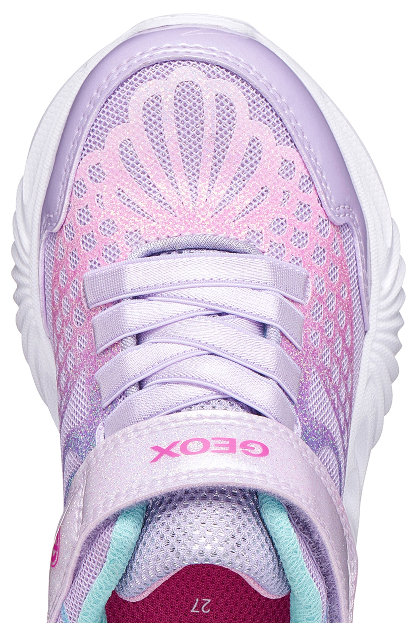 Assister Girl’s Lilac/Aqua Light-up Trainer