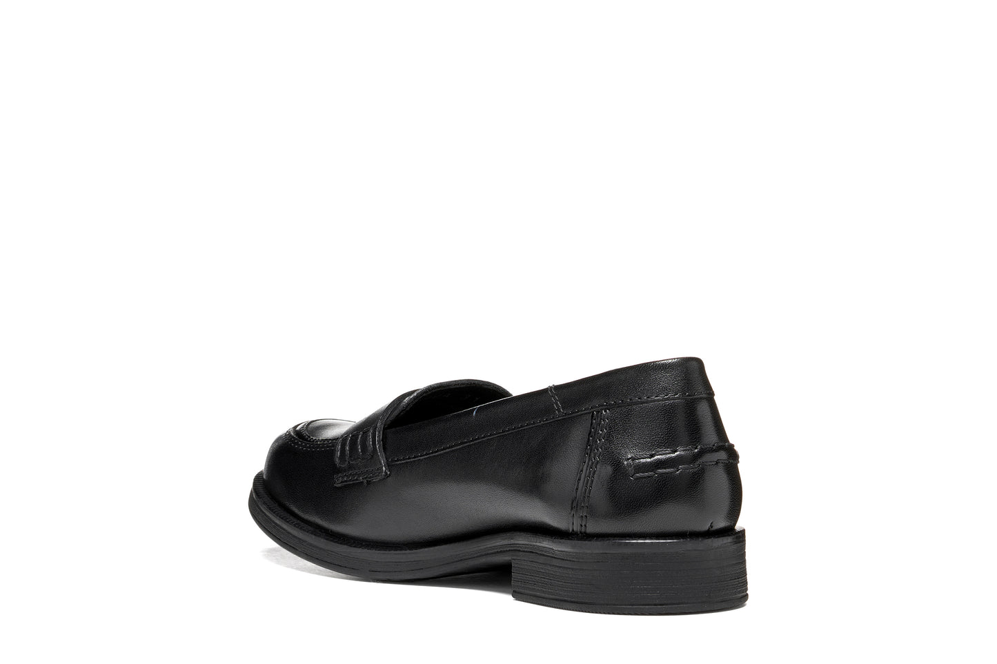 New Agata Loafer Black Leather Girls School Shoe