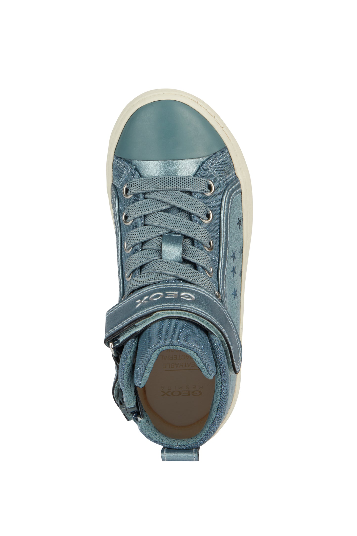 Kalispera G I Girls Sage Blue High-Top Casual Shoe