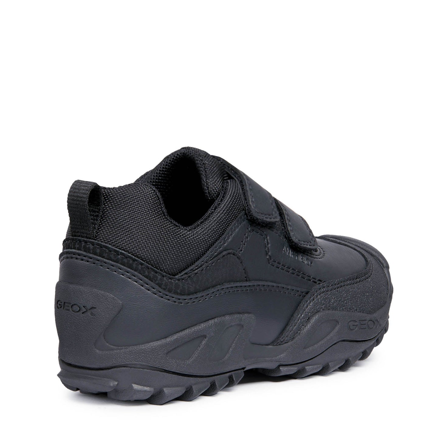 Buller Black Leather Boys School Shoe
