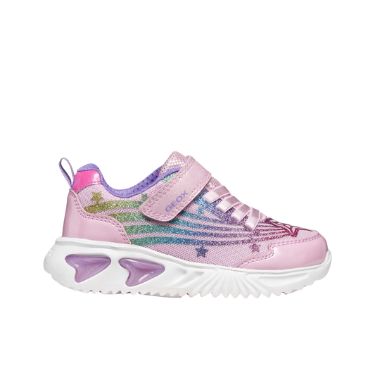 Assister Pink Multicolour Light-up Trainer