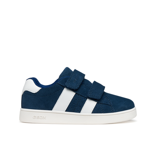 Eclyper Navy White Leather Casual Sneaker Shoe