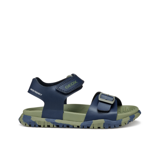 Junior Fusbetto Water Safe Boy's Navy Sandal