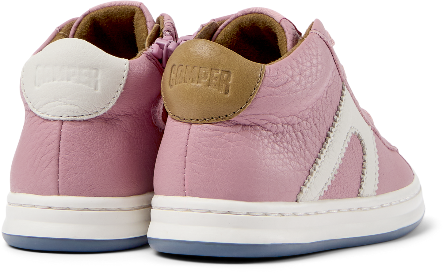 Runner Four Pink Leather First Walking Shoe