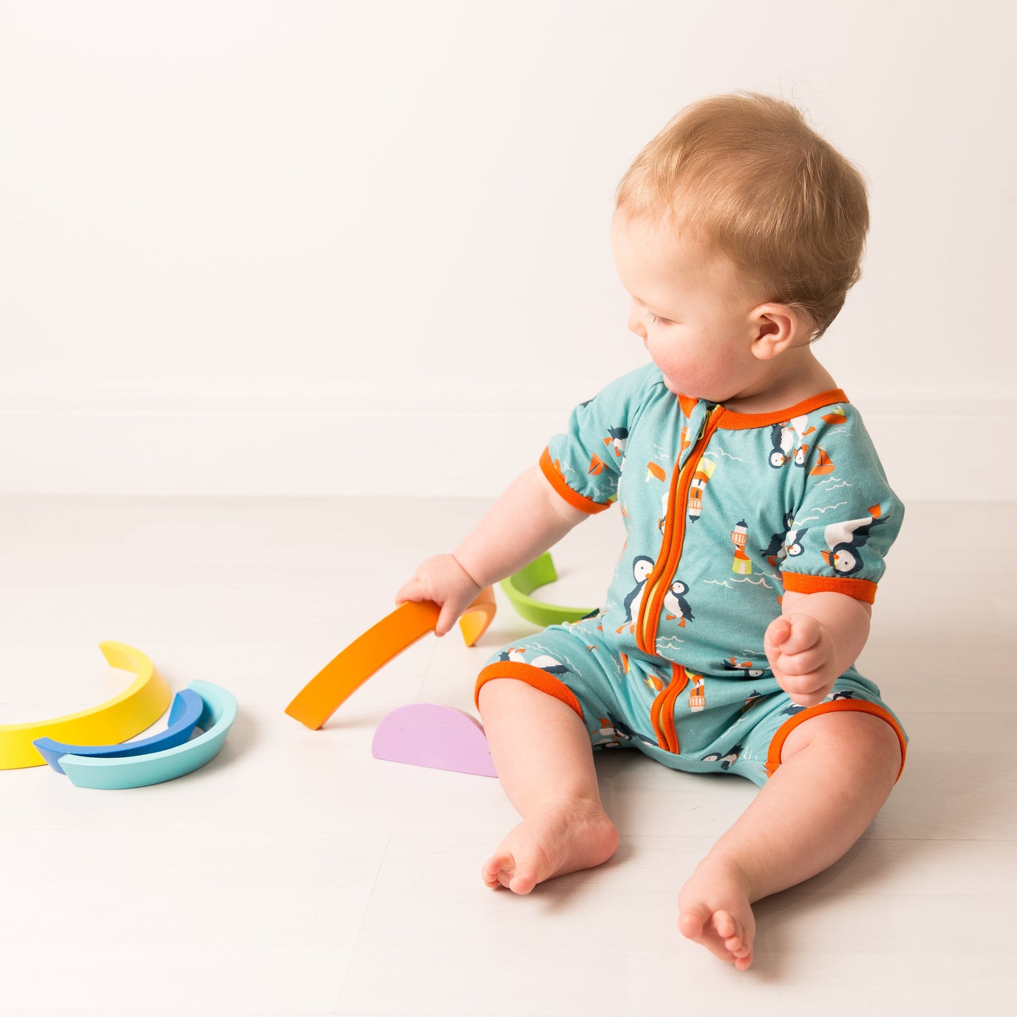 Kenzie The Puffin Short Summer Romper