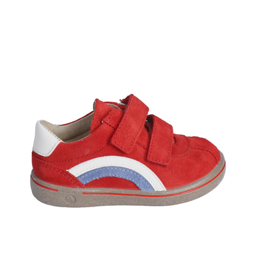 Lenno Red Leather Sneaker Shoe