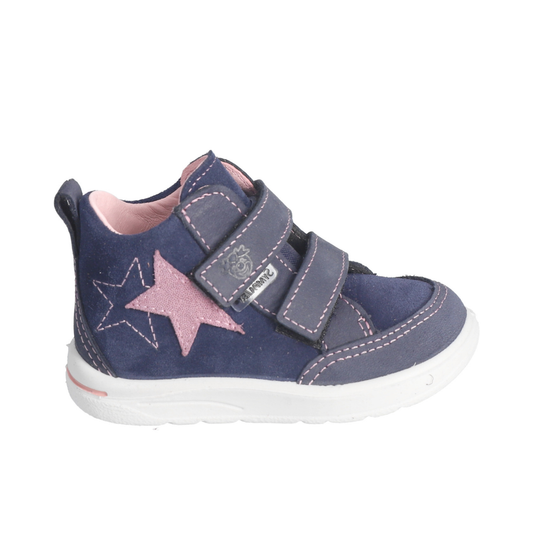 Liam Navy Pink Nubuk Leather Waterproof Boot