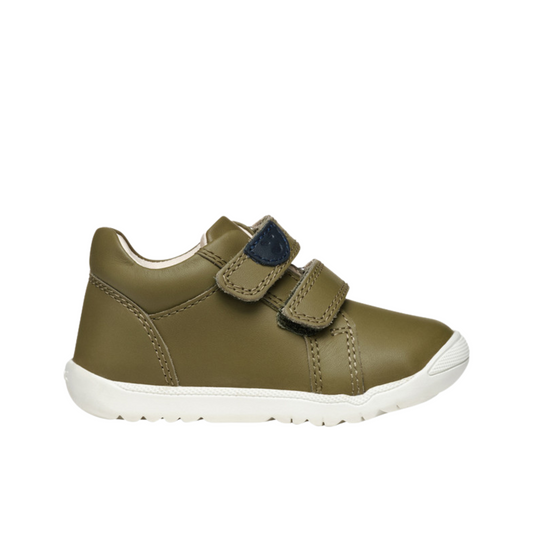 Baby Macchia Pistachio Green Nappa Leather First Shoe