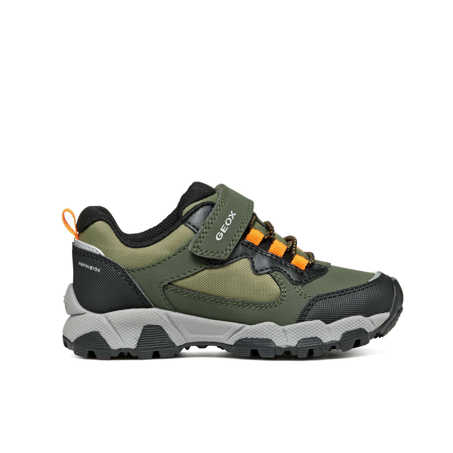 Magnetar Boys ABX Dark Green/Light Orange Waterproof Trainer