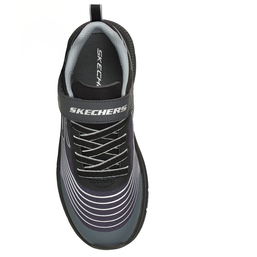 Microspec Advance Black Silver Trainer
