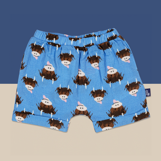 Hamish Highland Cow Summer Shorts