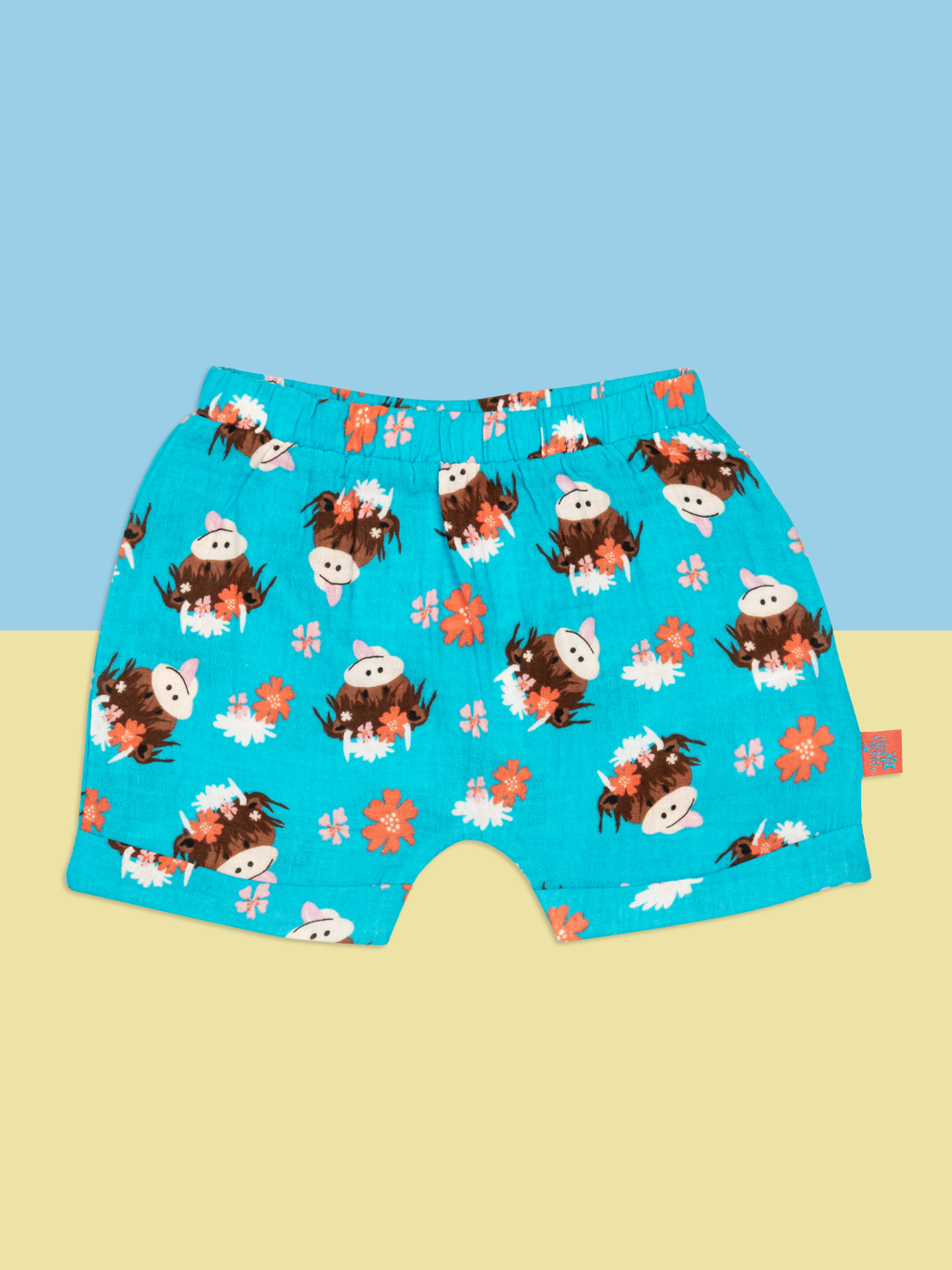 Bonnie Highland Cow Summer Shorts